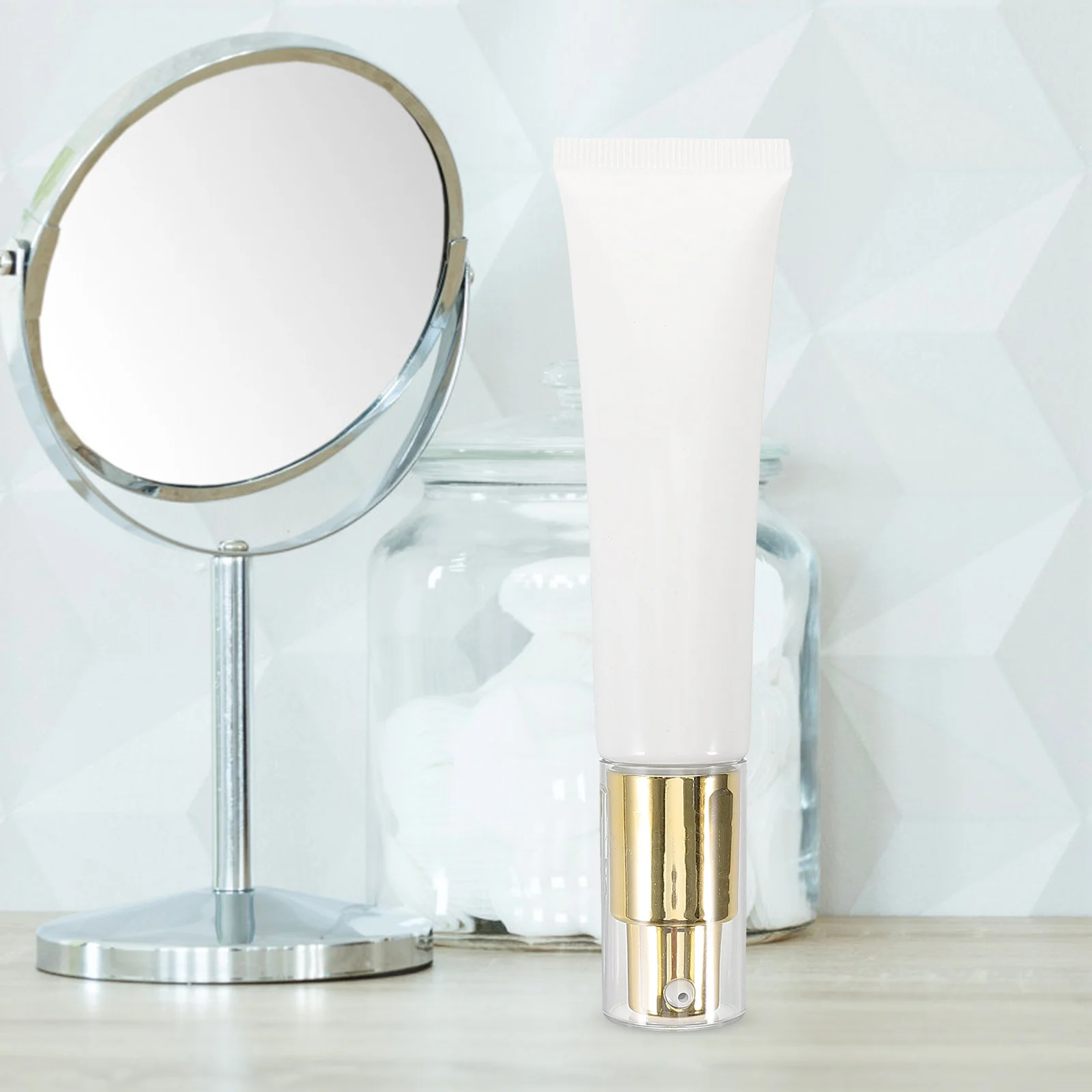 

Refillable Makeup Tube Soft Squeeze Bottle Pump Dispenser Travel Lotion Container Reusable Sub Bottles