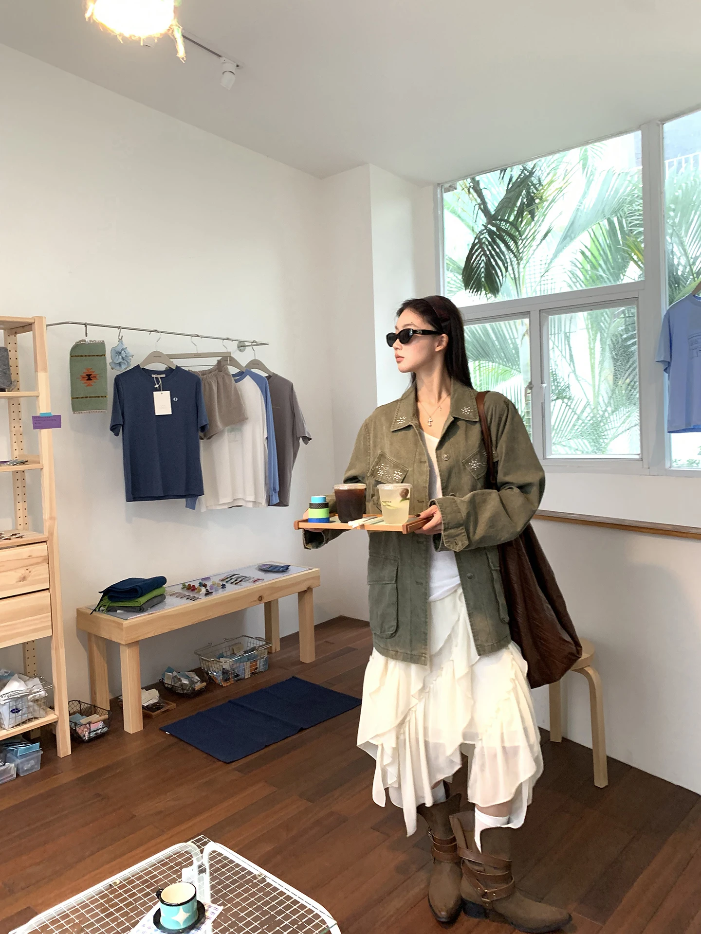 

Красная юбка-миди А-силуэта в стиле знаменитостей, женская, новая коллекция Весна 2026, красивая, как юбка-торт, асимметричная, с низкой талией, для повседневной носки