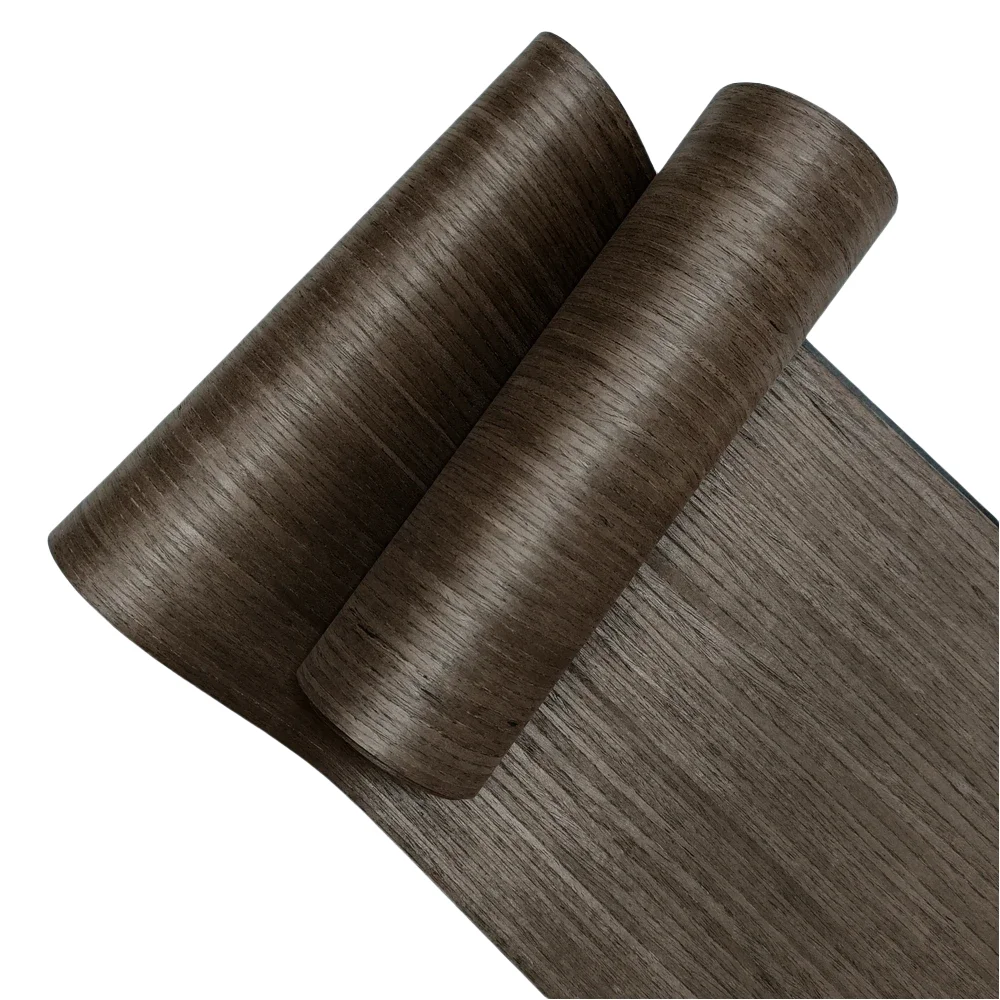 

L250CM-W55CM Engineered Black Walnut Wood Veneer Sheet,Apply for Furniture Wall panel MDF Interior Decoration Molding Desk Skin