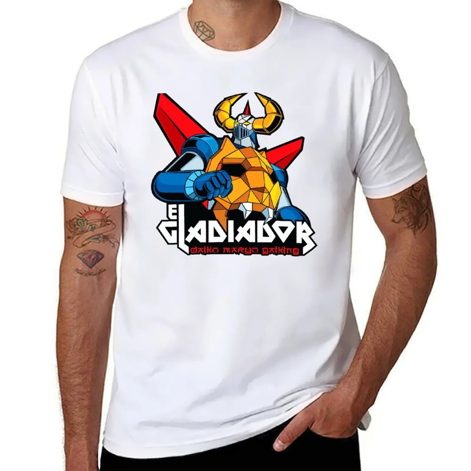 

Gaiking T-Shirt t shirt for man 100 percent cotton anime t shirts for man T-Shirt