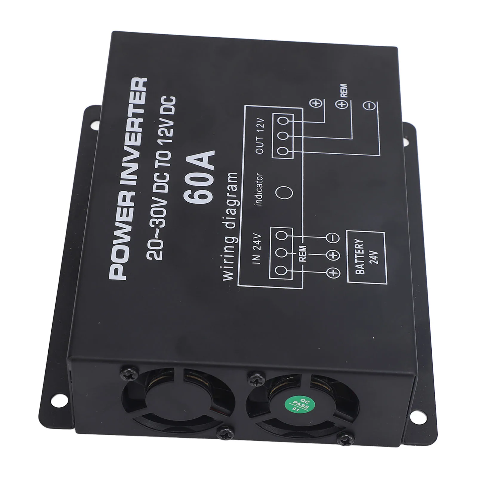 DC 24V to 12V Step Down Converter Voltage Reducer Converter with Temperature Control for Cars Trucks RVS SUVs Buses