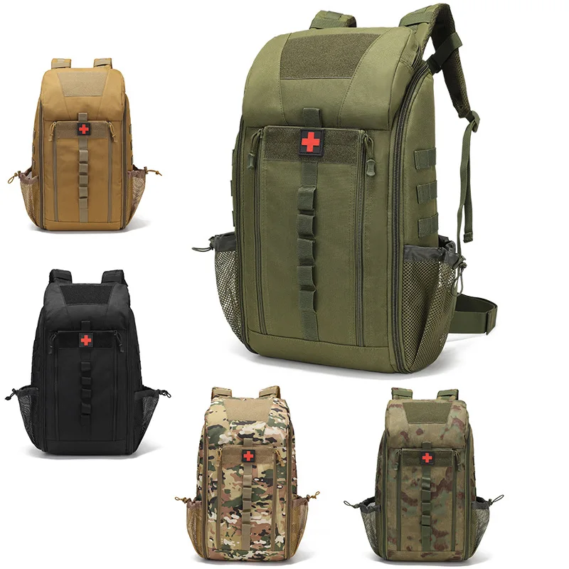 

First Aid Kit 40L Waterproof Tactical Medical Backpack First Aid Bag for Hiking Trekking Hunting Fishing Camping Outdoor Sports
