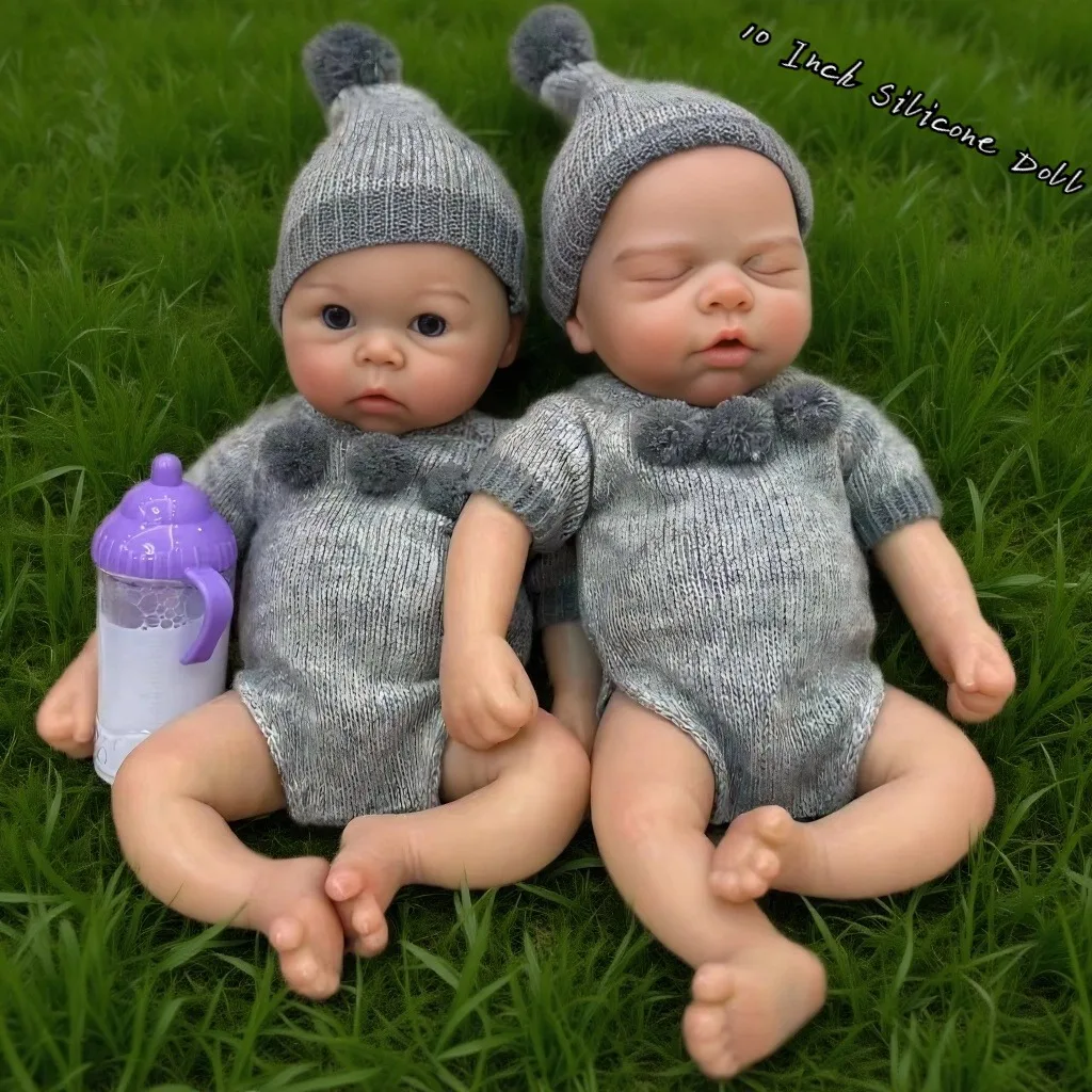 

Aizwa1 13 Inch Silicone Reborn Doll Handmade Newborn Baby Girl 3D Painted Soft Touch Bebe Reborn For Children Birthday Gifts