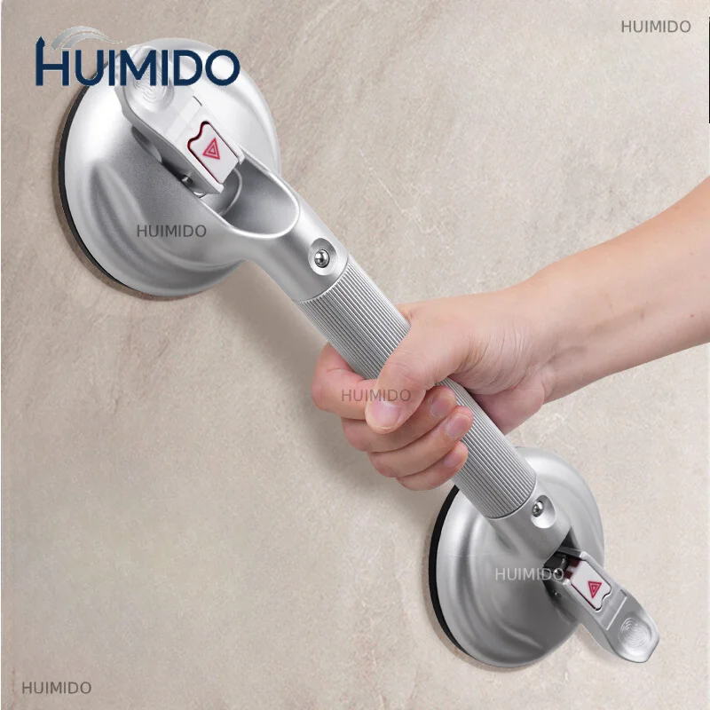 Roman Column Design Bathroom Vacuum Suction Cup Strong Handle, Elderly Safety Handrail, Barrier-free Toilet Non-slip Grab Bars