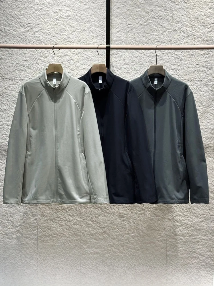 

Мужская уличная куртка с 3D пошивкой на подкладке, воротник-стойка, дышащий, ветрозащитный, из полиэфирного волокна, длинная застежка-молния све