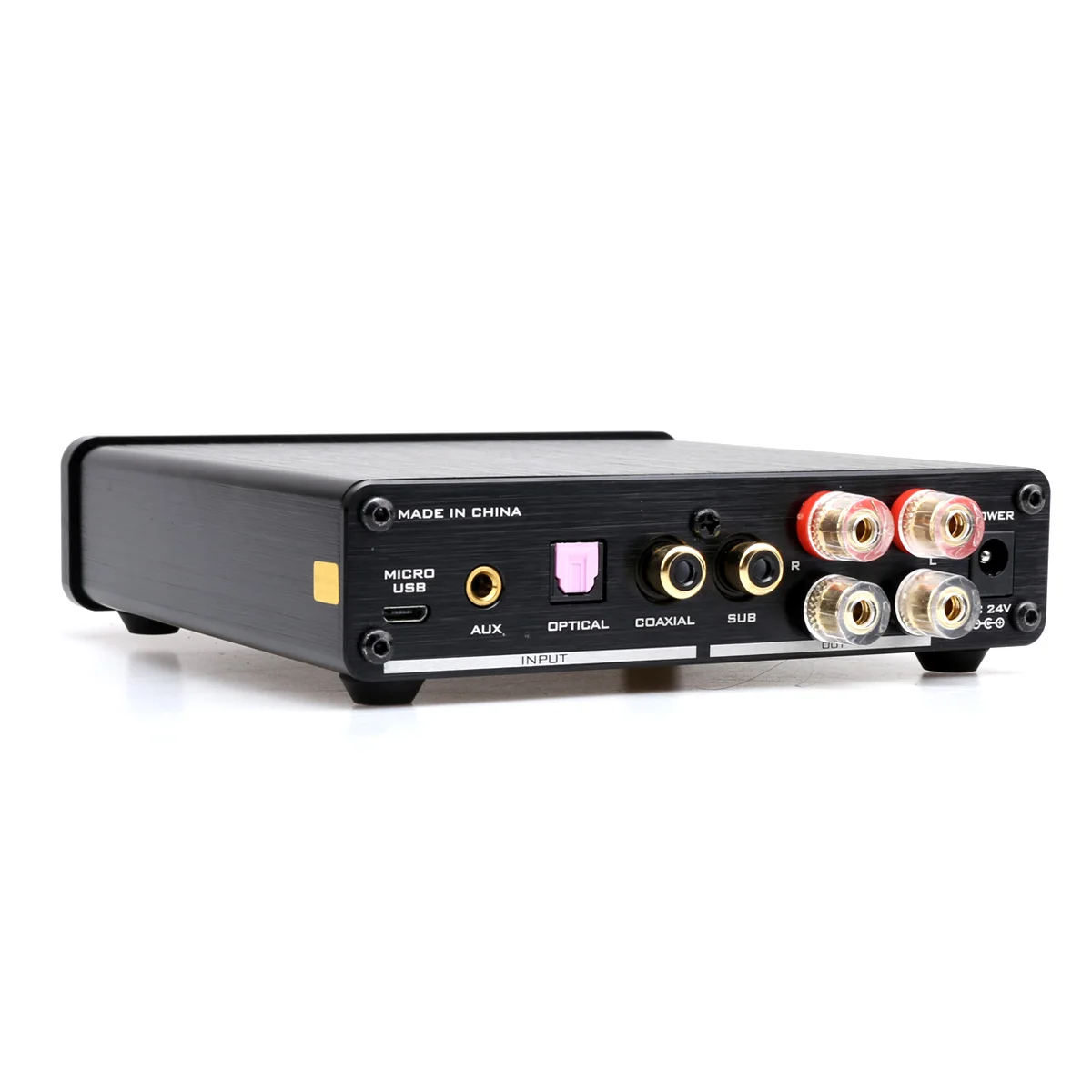 FX-AUDIO D502 60W high power digital amplifier hifi 2.1 channel SUB decoding amplifier USB/AUX/Optical/Coaxial/ SA9023 DAC AMP