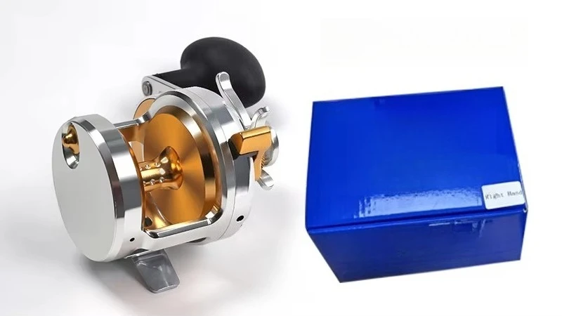 

WSF06 Slow Jigging Reel Sea Fishing Goods Accessories Aluminum Alloy Full Metal Fishing Reels Saltwater Boat Reel