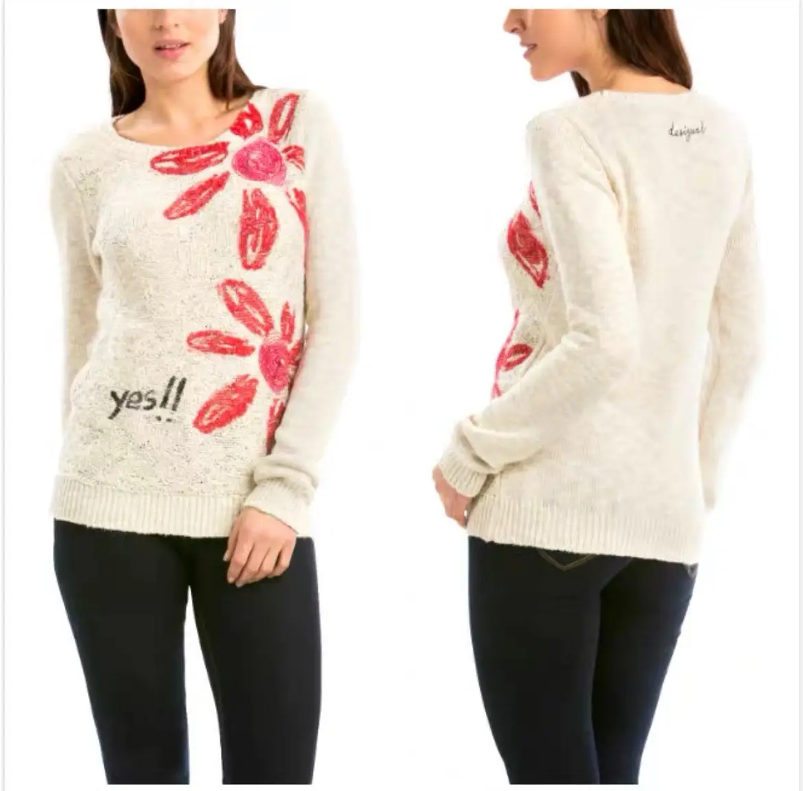 

Original foreign trade order from Spain new product, fashionable, warm, comfortable winter women's sweater