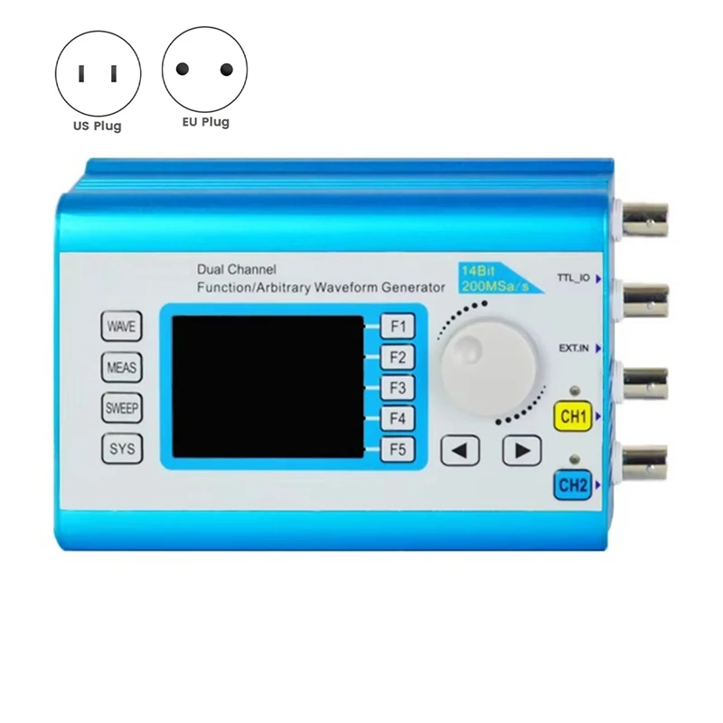 B62B FY2300 DDS Function Signal Generator 12MHz Dual Channel Arbitrary Waveform Sine Wave 200MSa/S for Lab