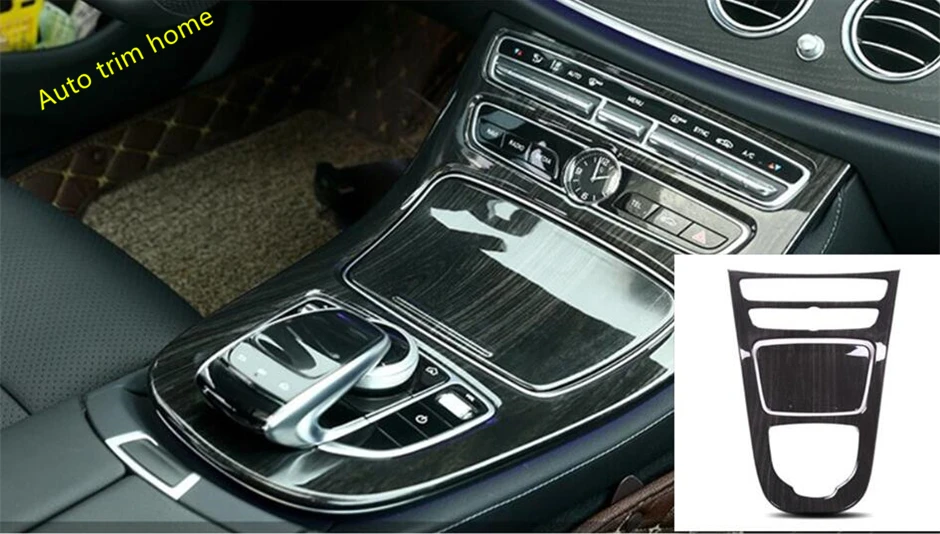 

Lapetus Gear Shift Decoration Panel Cover Trim For Mercedes Benz E Class E-Class W213 2016 - 2021 ABS Carbon Fiber Look