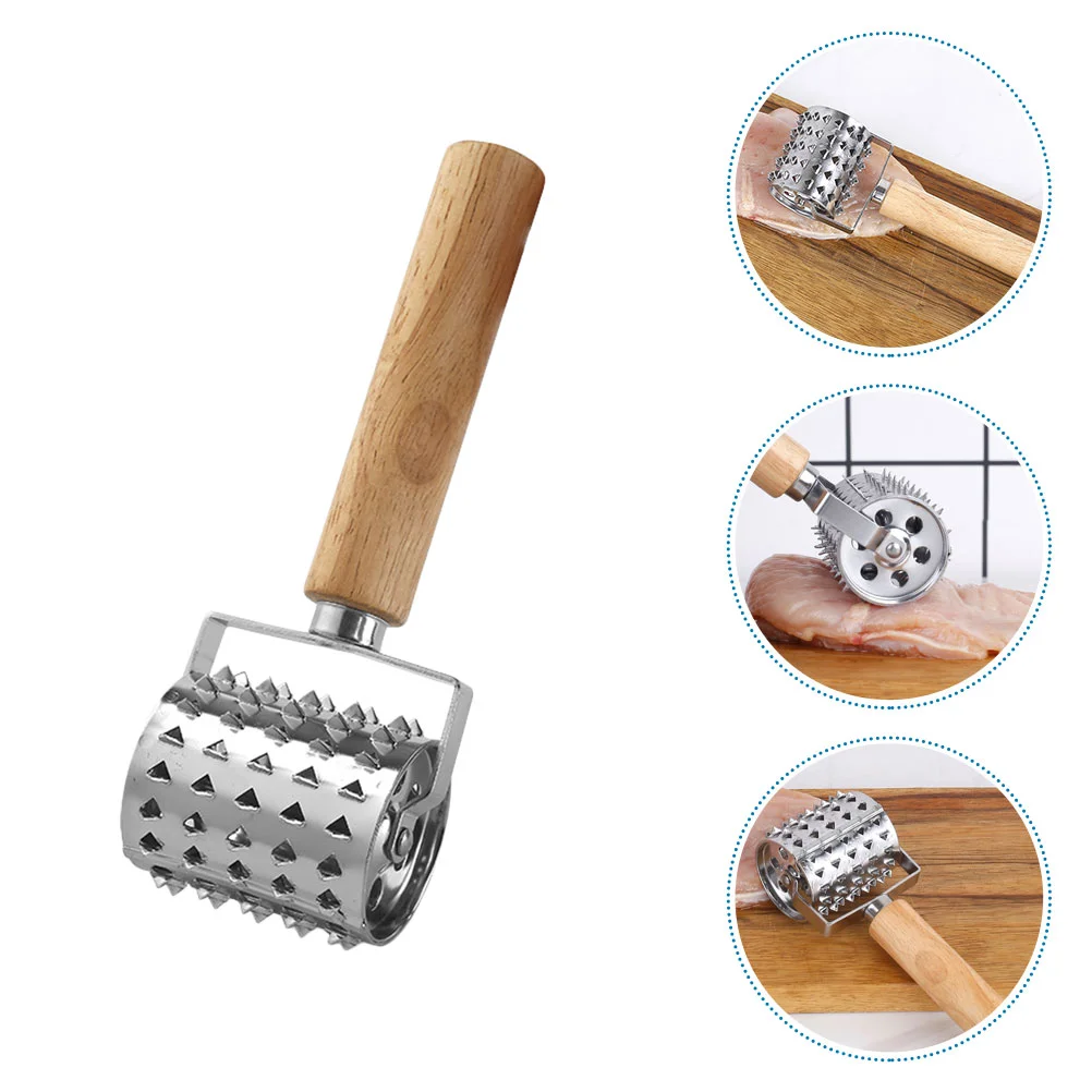 

Meat Tenderizer Kitchen Supply Roller Steak Tenderizing Tool Beef Pounder Simple