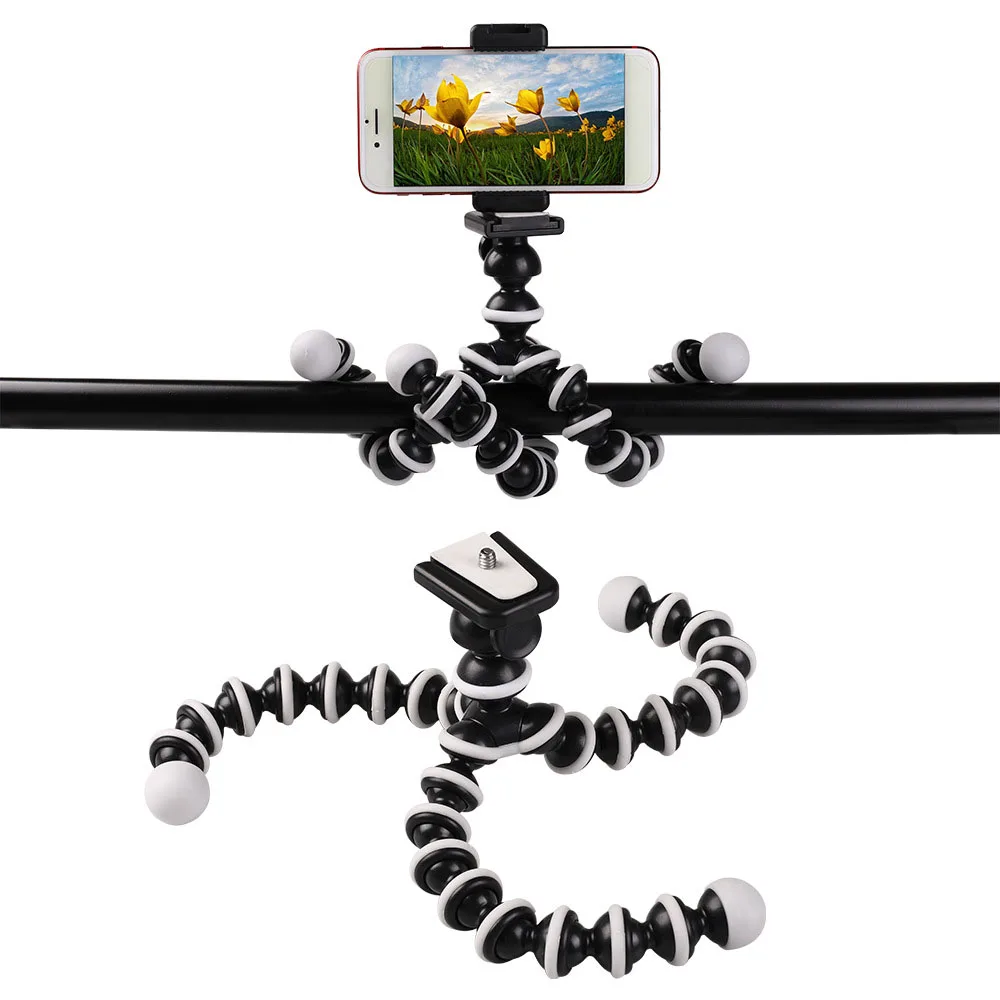 Flexible Octopus Sponge Tripod Portable Mobile Phone Holder Stand Camera Selfie Stand For iPhone Samsung Xiaomi Huawei