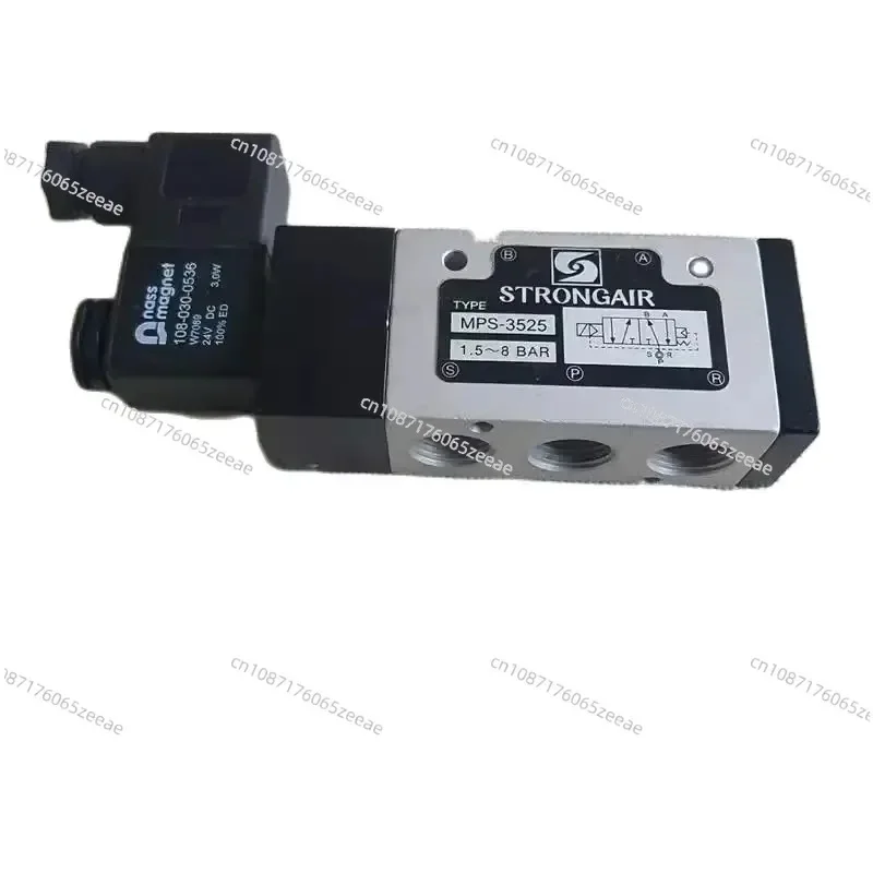 STRONGAIR Solenoid Valve TYPE MPS-3525 1.5-8BAR AC220V DC24V MPS-1525 MPS-3525N-2 MPS-1526 MPS-1530 MPS-2525 Pneumatic Valve