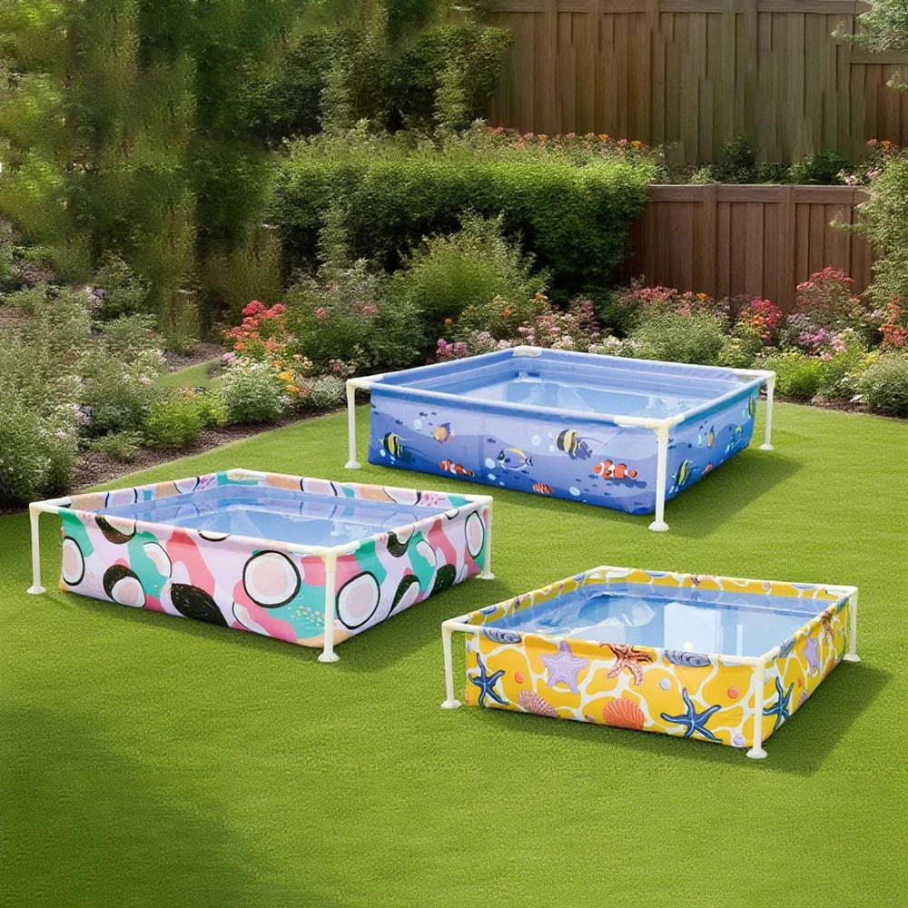 Mini Foldable Swimming Pool Frame for Outdoor Swimming Ball Pit Fish Retrieval Small Portable Stand for Water Pools