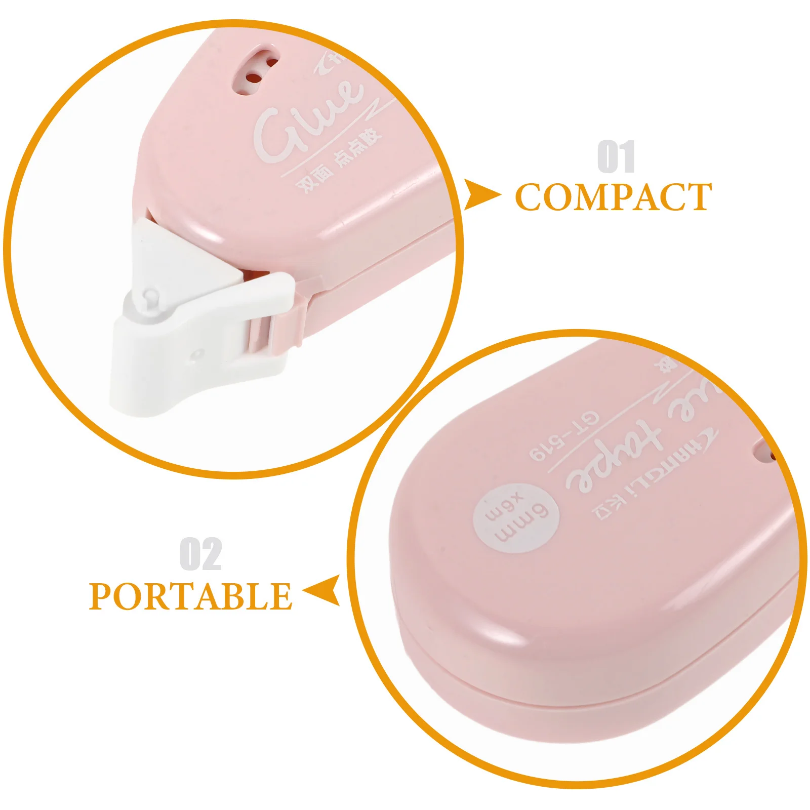 4 قطعة شريط لاصق على الوجهين الأسطوانة نقطة شريط لاصق عقد قوي لسكرابوكينغ الحرف الغراء أشرطة لاصق الأسطوانة قوية #3