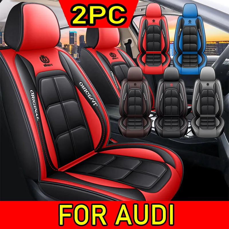 

FOR AUDI Car Seat Cover for Jeep, PU Leather Bucket Seat Covers Custom Fit Jeep Grand Cherokee Wrangler Compass Gladiator