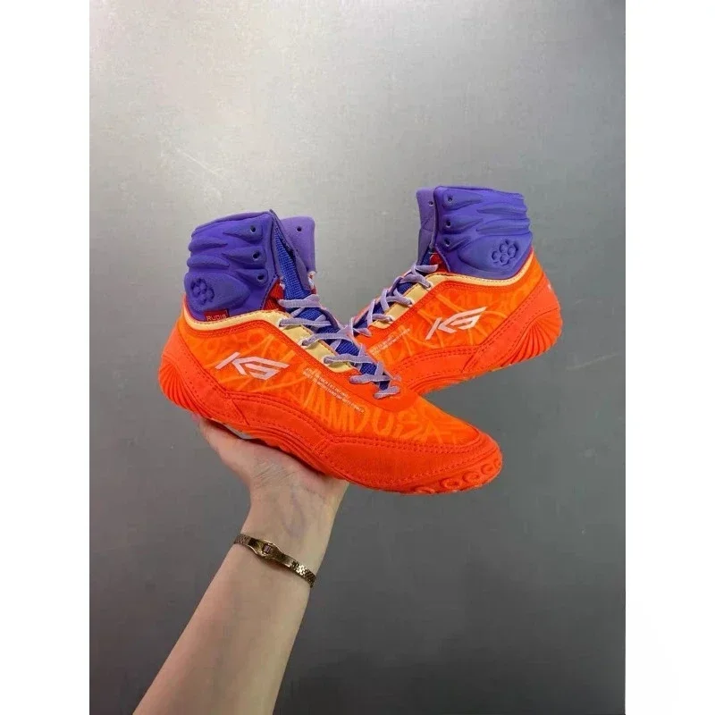 2026 Classic Brand Comfortable Breath Wrestling Shoe Competition Sport Gym Training Shoe Top Quality Wearable Boxing Fighting B