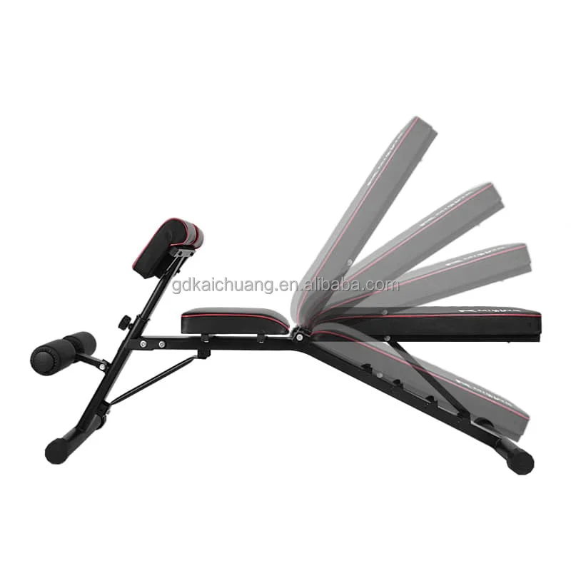 عالية الجودة التجارية قابل للتعديل تجريب اللياقة البدنية مقاعد الصالة الرياضية ممارسة شقة قابلة للطي الوزن مقعد تدريب القوة