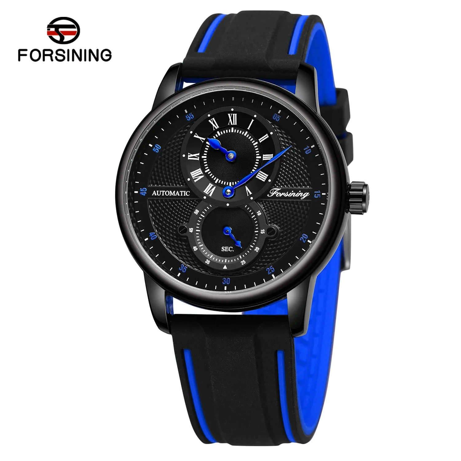 NEW FORSINING men's and women's watches simple wind double ring mechanical skin band watch a variety of color mechanical watch