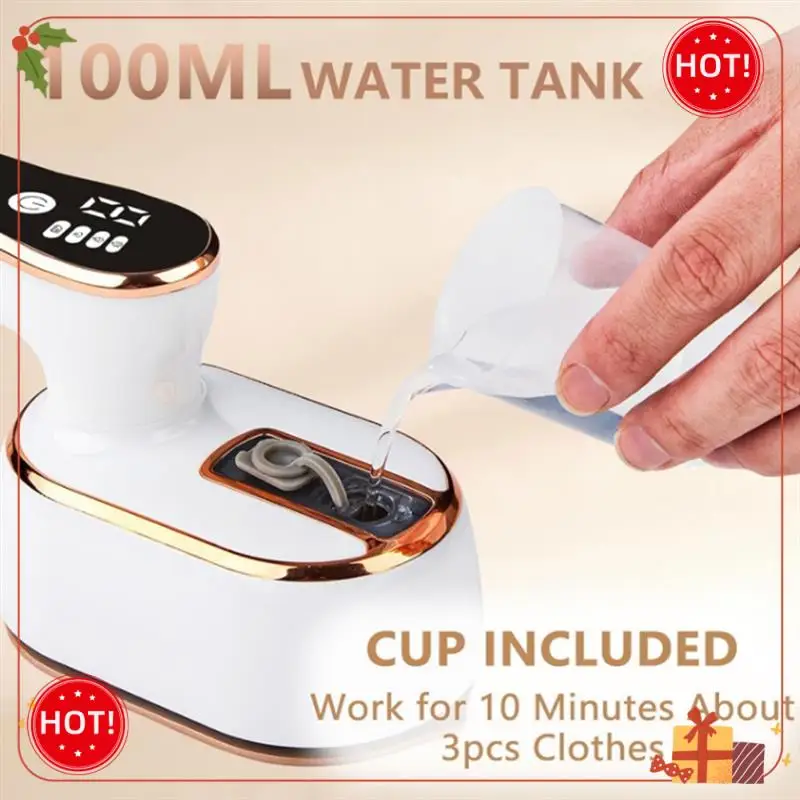 

ABLE-1000W Travel Steamer Iron Handheld Small Travel Size For Clothing Travel Dorm Essentials EU Plug