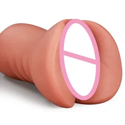 Pocket Pussy Male Masturbator Realistic Vagina Men's Masturbation Sex Toys for Men with 3D Sex Portable Flesh Light Sex Doll