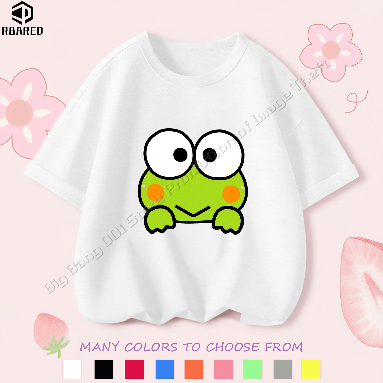 The New 2024 Baby Summer Clothes MINISO Children Clothes Girl Hello Kitty T Shirt Sanli Ou Keroppi Children\'s T-shirt Tops Kids