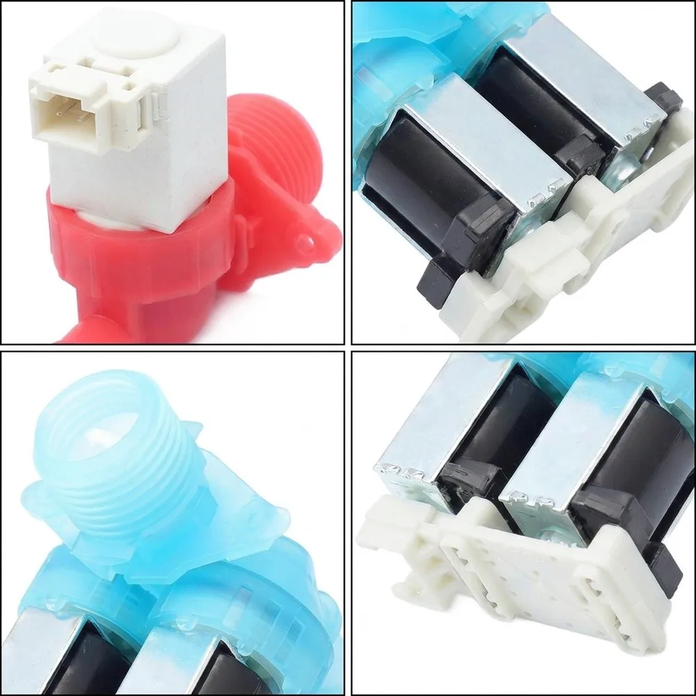 Inlet Valve Assembly W11688994 W11688995 Hot and Cold Valve Pair ABS Construction Precision Flow Stable Sealing