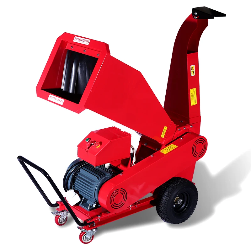 Customized Easy Transport Wood Chipper Petrol Engine Fast Shredding Machine For Garden Yard And Farm Operations