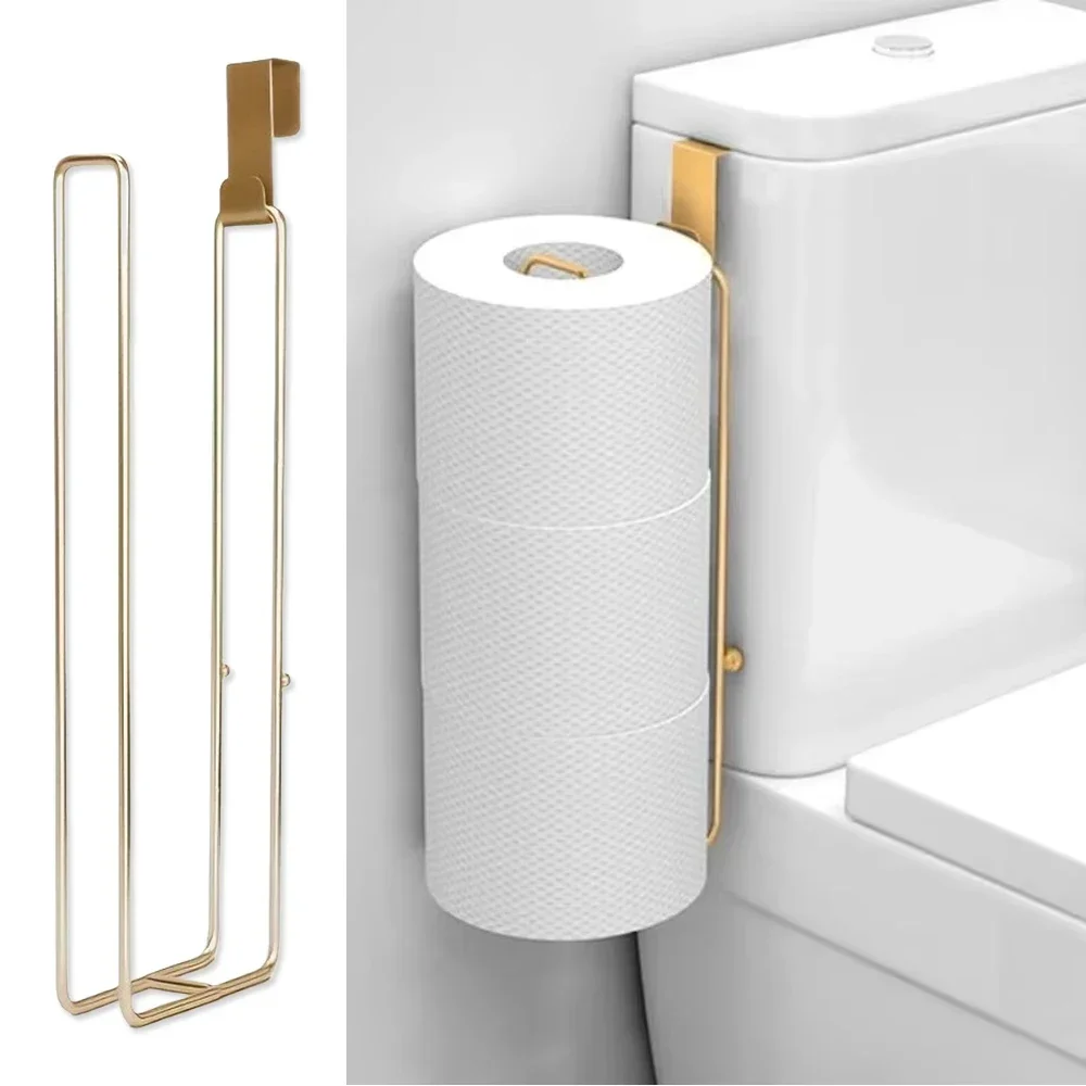 Bathroom Toilet Tissue Holder Storage Rack Roll Paper Hanger Hook Suitable For Restroom And Kitchen Tissue Organizer
