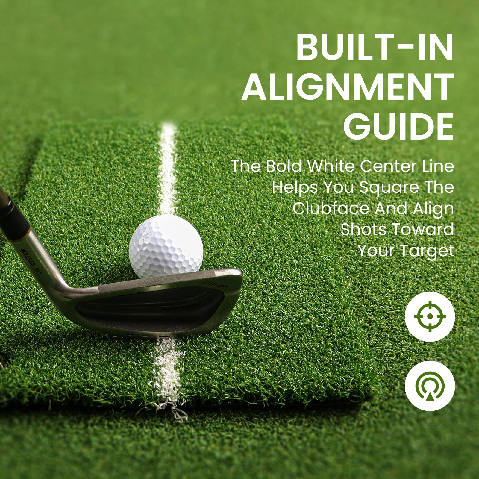 Hizalama Çizgili ve Kaymaz Tab - Golf Putting Mat incelemesi ve fiyatı