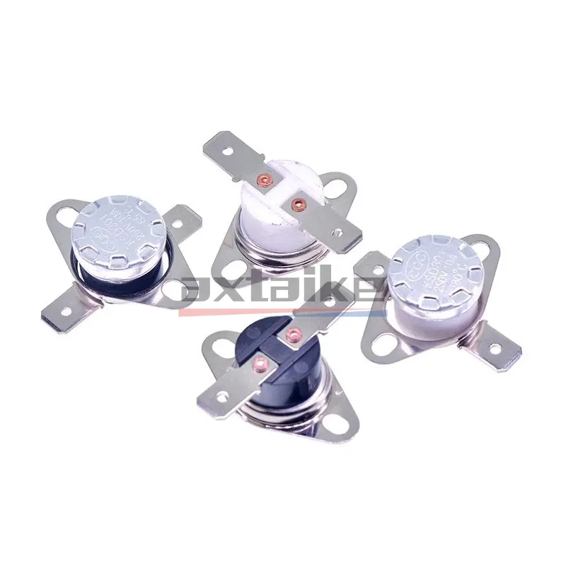 5PCS Bimetal Thermostat KSD301 10A 250V Normally Closed Temperature Switch Thermostat 40-190 Degree 50 60 70 80 130 100 125 °C