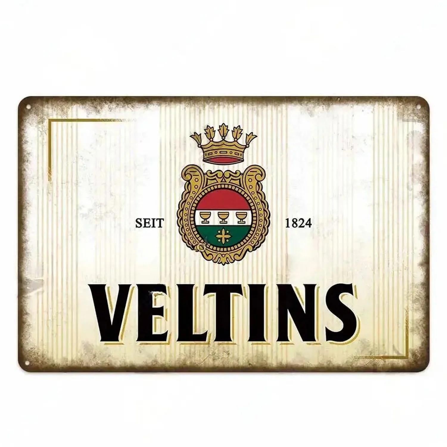 Metal Tin Signs Plaque Erdinger Veltins Wall Decoration Vintage Art Posters Iron Painting for Man Cave Home Cafe Garden Club Bar