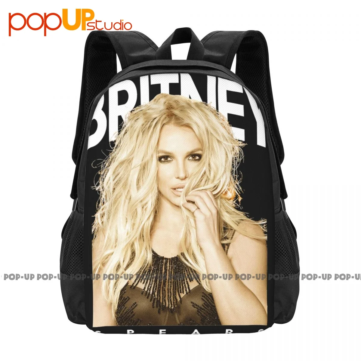 Britney Spears Photo Backpack Large Capacity Print Creative 3d Printing Outdoor Running