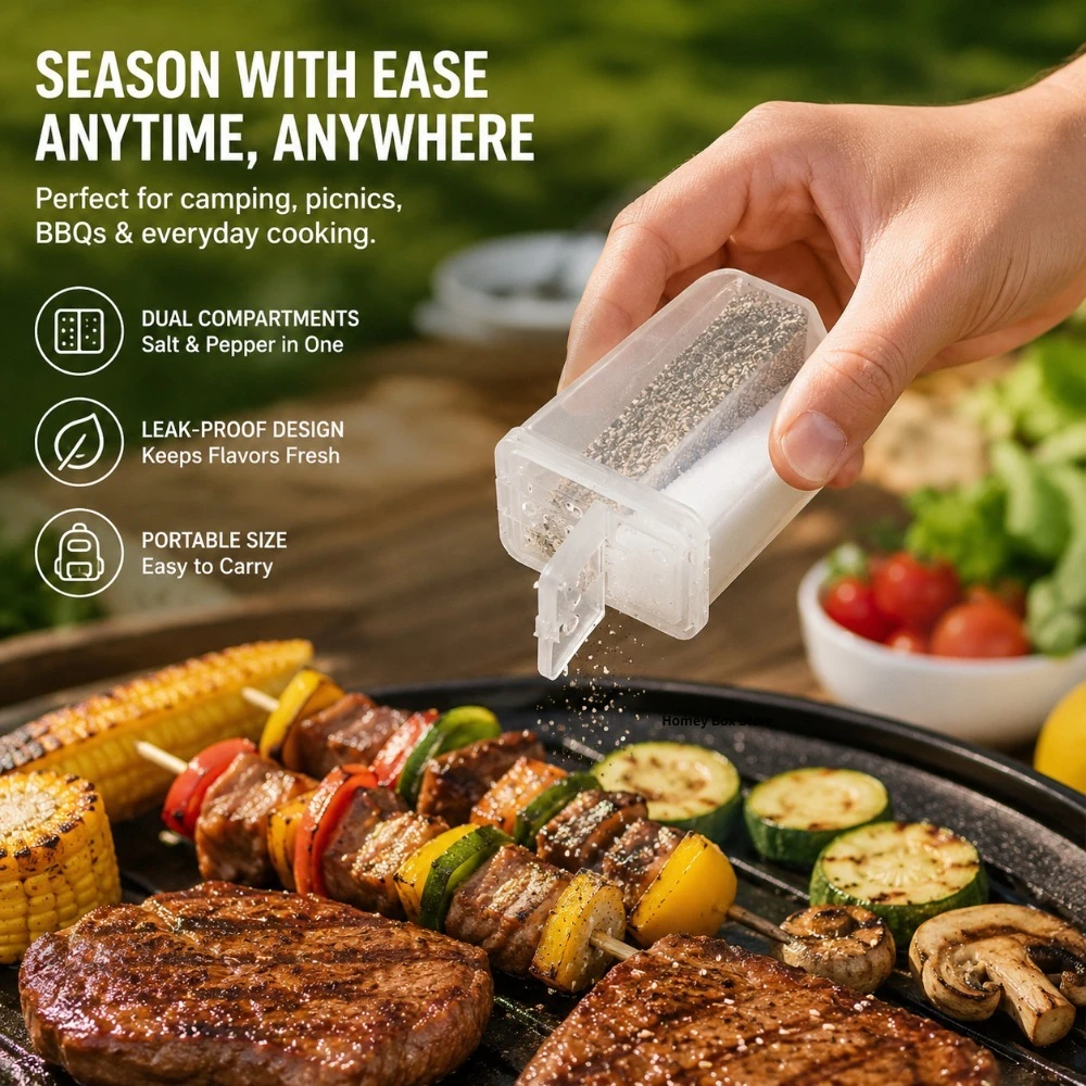 Camping Cooking Options - Multi-use 2in1 Spice Jar 2/4/6 Optional