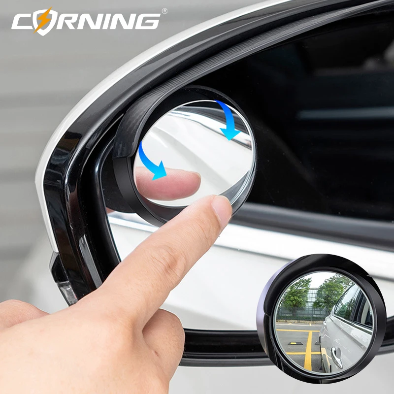 Car Accessory Auxiliary Mirror Convex Accessories Blind Spot Mirrors Side Goods Supplies For Wash Maintenance Automobiles Parts