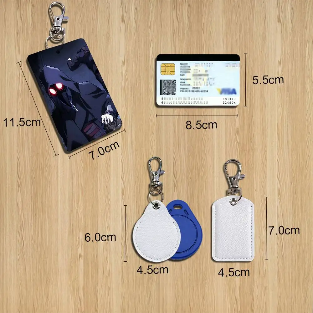 Vikir Van Baskerville Revenge of the Iron Cartoon Singer Anime Card Keychain Fashion Pendant Bag ID Door Card Holder Bus Card