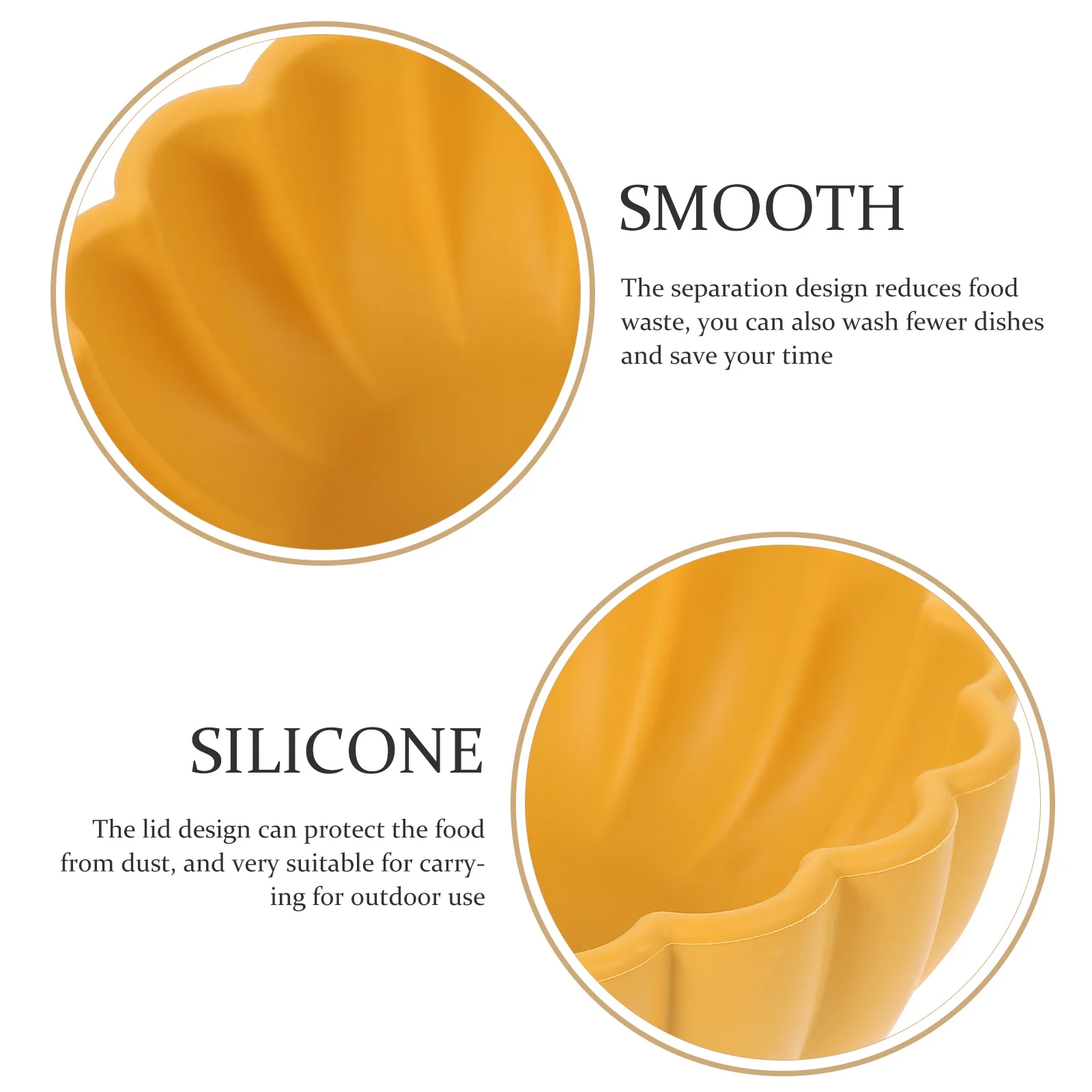 

Pumpkin Flower Shaped Silicone Suction For Baby Toddler Self Feeding Training Food Bowl Kids Eating Supplies Snack Serving