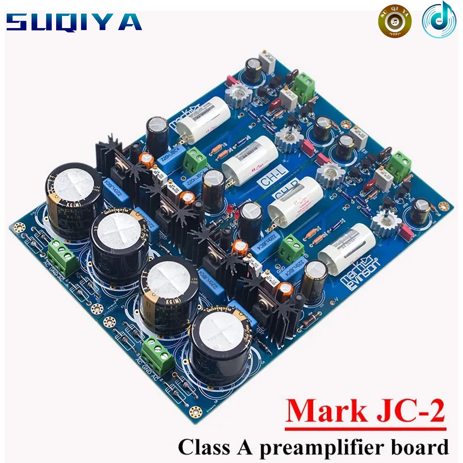 

4x Magnification Mark JC-2 Class A Preamplifier Board Dual AC 15-22v Power Supply Toshiba FET Differential Input Diy Amplifier