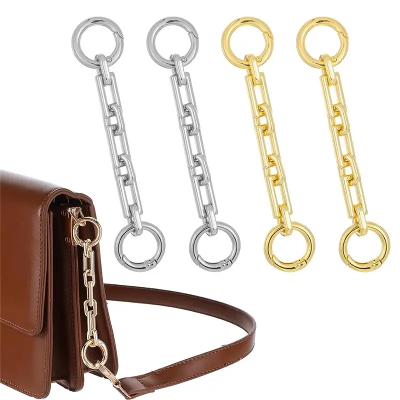 ABMS-4.5 Inch Bag Chain Straps Purse Strap Extender,4 Pcs Charms Short Chains For Handbags