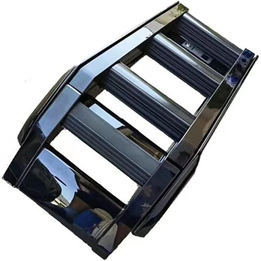 Glossy Black Side Window Step Ladder Fits for Defender 90 110 130 2020-2023