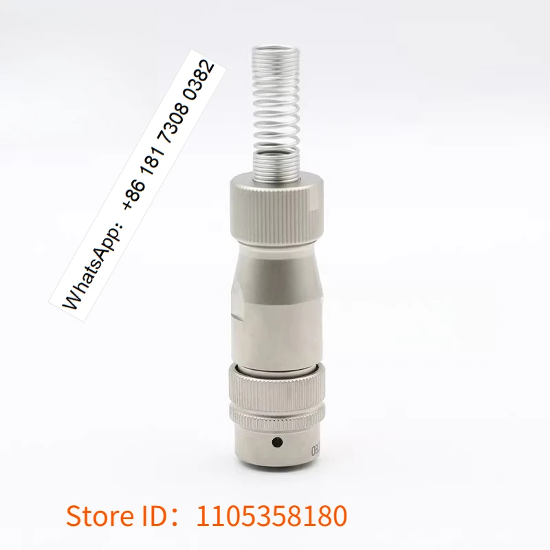 8-Pin Aviation Connector YLH26N0809J21-F YLH20N0809K21 with Spring Strain Relief for Industrial Applications