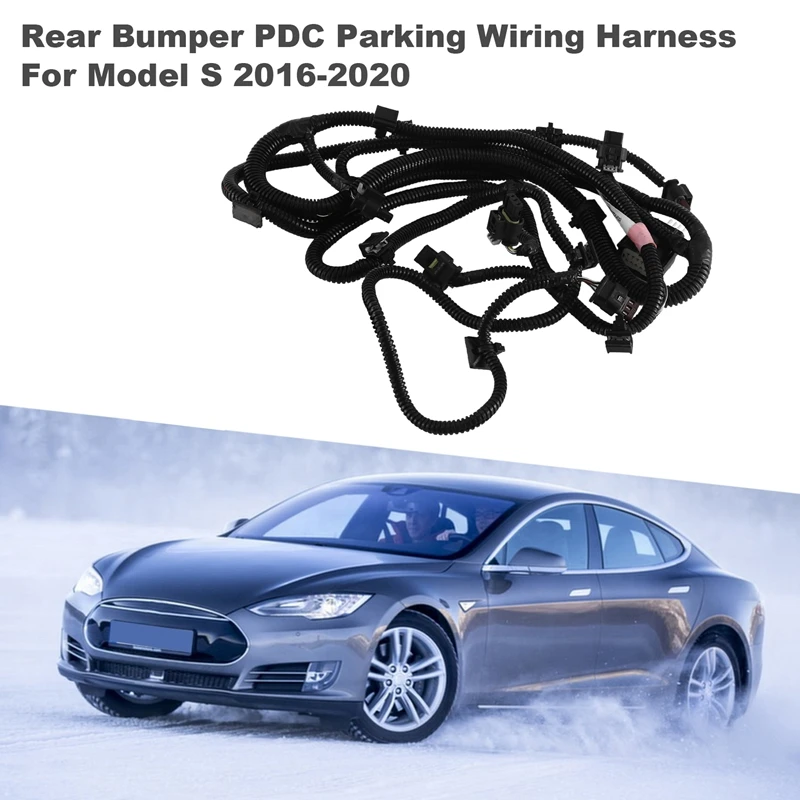 

1004421-04-T003 Car Rear Bumper Wiring Harness Sensor For Tesla Model S 2016-2020