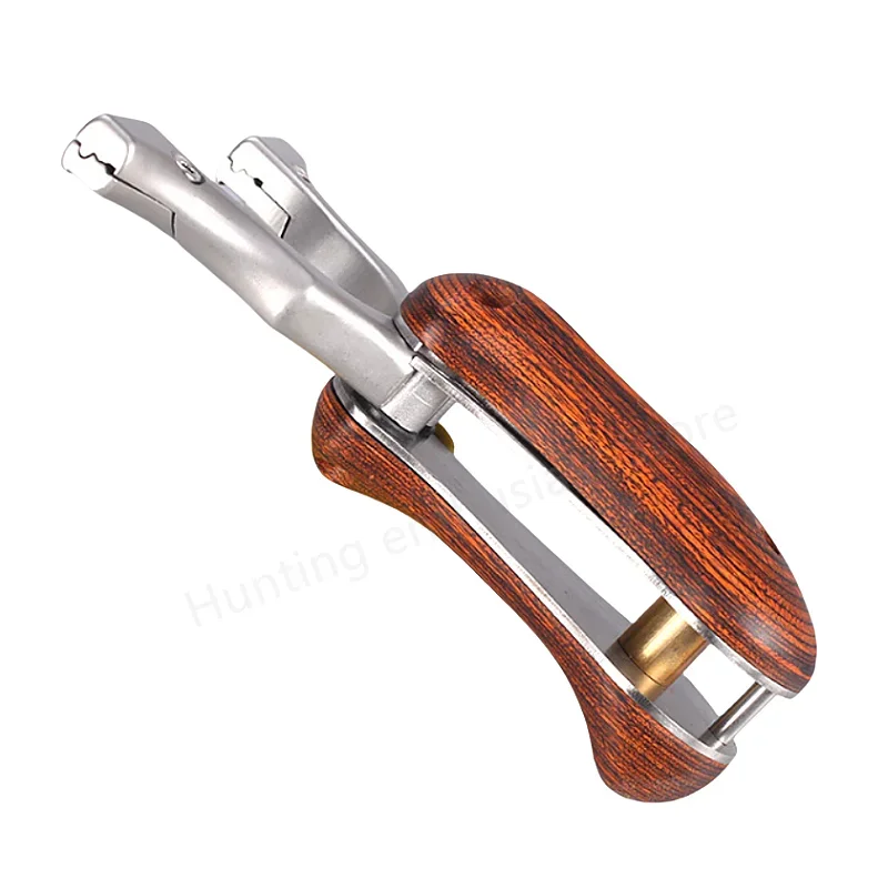 

Outdoor Shooting Flat Leather Slingshot Stainless Steel Folding Slingshot Simple Archery Slingshot Hunting Set