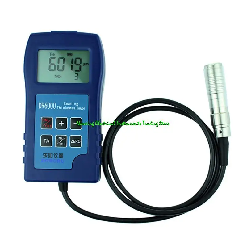 

DR6000/DR9000S Large Range Coating Thickness Gauge Anti-corrosion Paint Fireproof Coating Asphalt Film 0-6000μm/9500μm