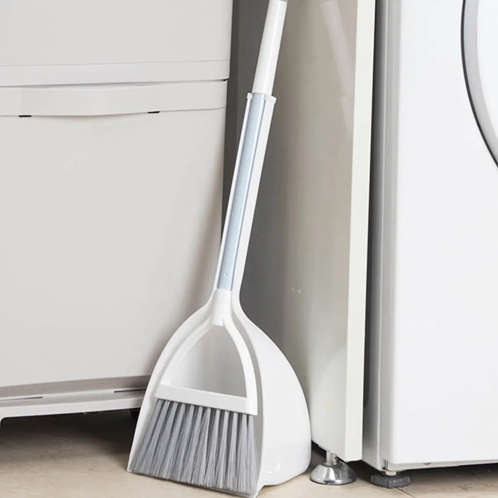 مجموعة مكنسة ومكنسة سهلة ، تنظيف فعال ، مقلاة مجرفة صغيرة مبتكرة ، 2 في كل مجموعة