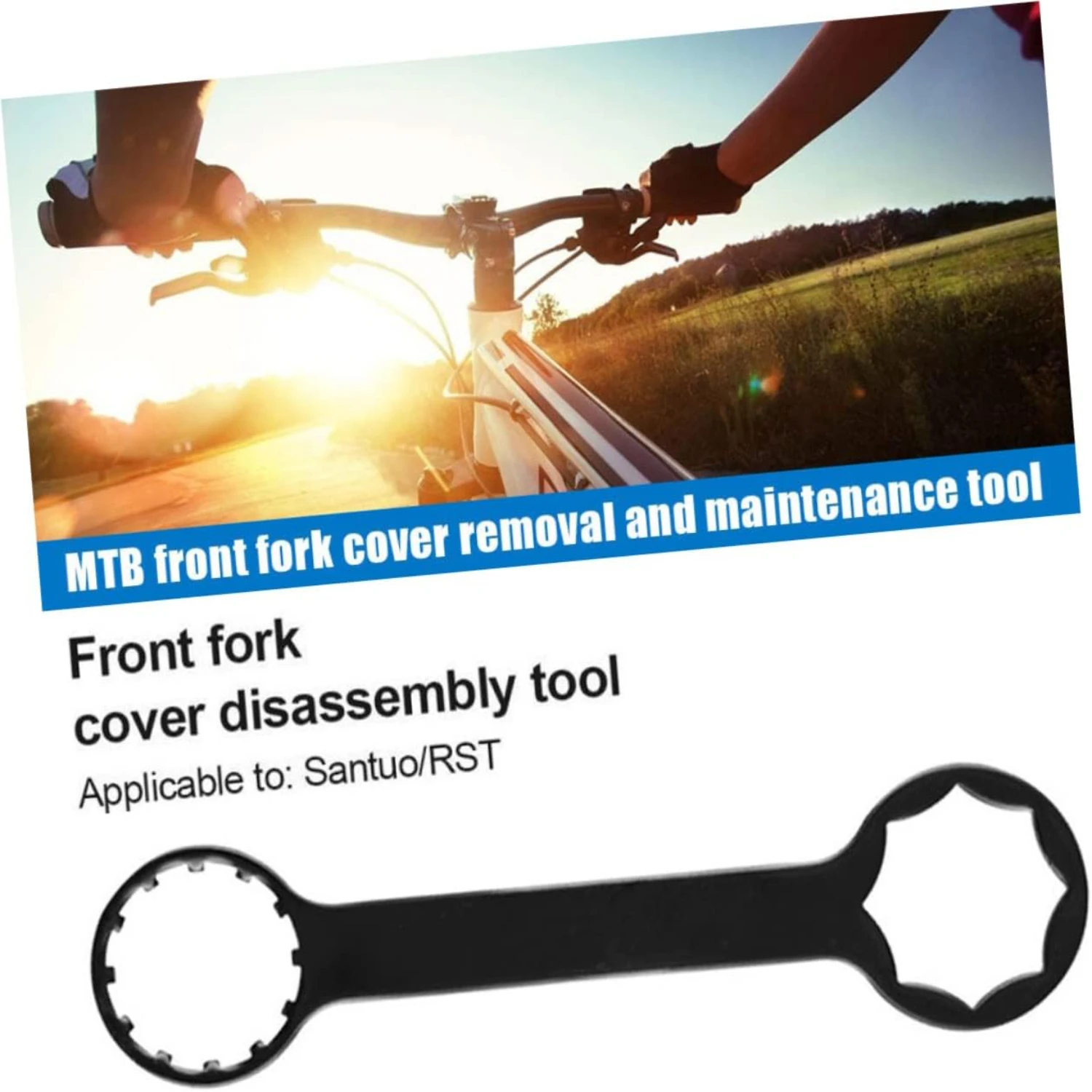 High-Quality, Sturdy, and Durable Essential 2Pcs Alloy Chain Bike Front Fork Repair Spanner and Crankset Puller - Heavy Duty Too