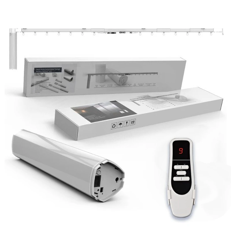 Electric smart curtain motor set, remote control curtain motor DIY