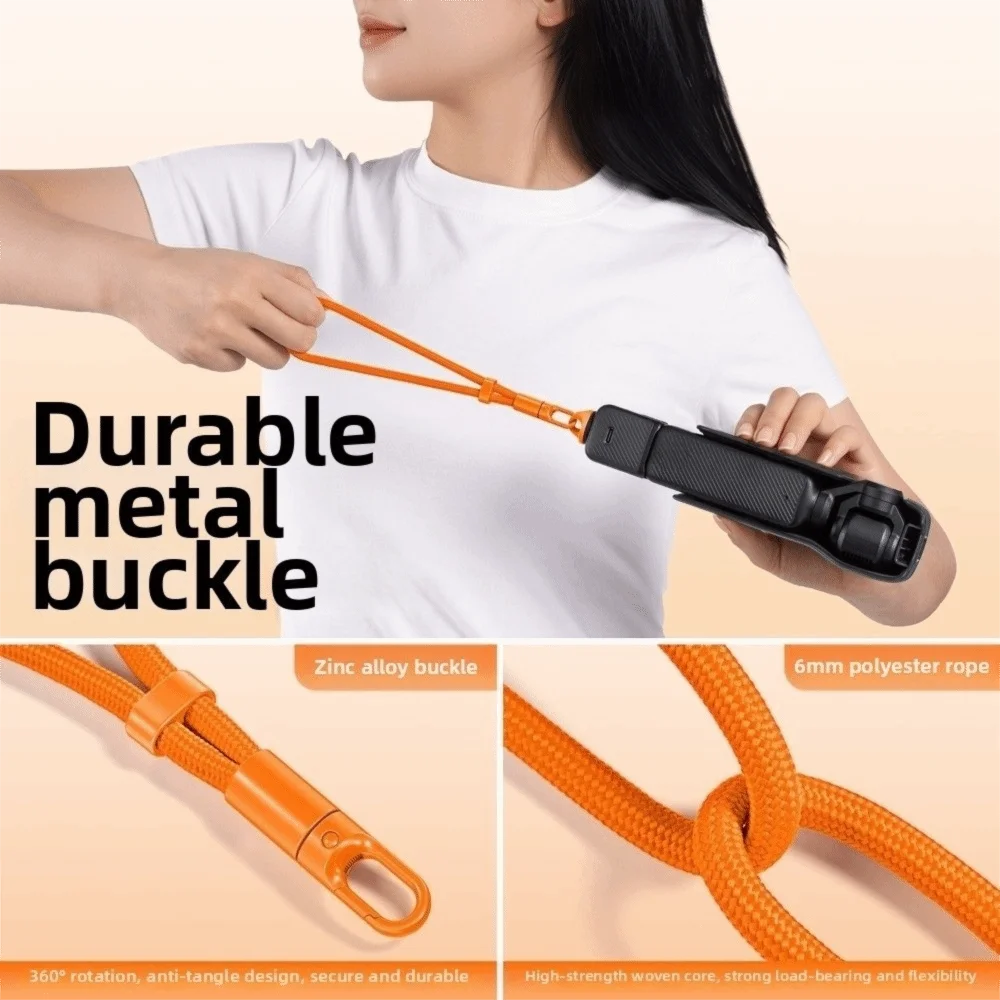 Self-Locking Action Camera Wrist Strap With 1/4 Screw Anti-Fall Camera Hand Strap for DJI OSMO Pocket 4Pro Luna ultra
