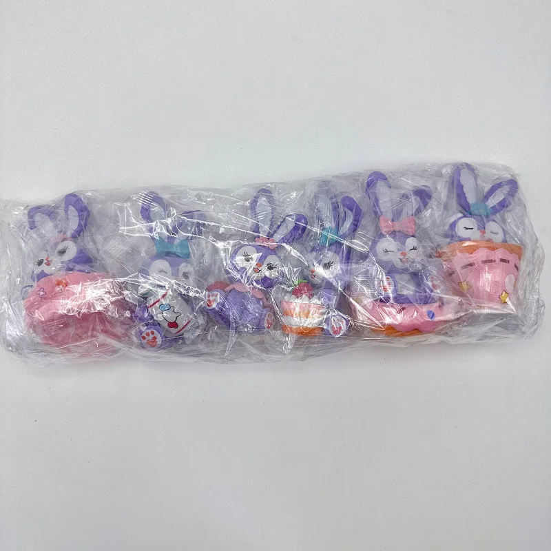 Lina Bell Stardelu Fox Rabbit Caja ciega de juguete de peluche, exquisito adorno de consola central de mesa y coche son perfecto para regalo de Navidad