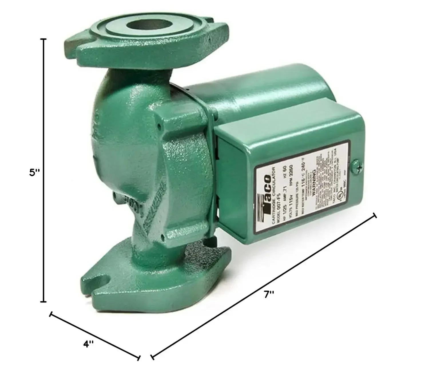 with Integral Flow Check 007-F5-7IFC Cast Iron Circulator Pump